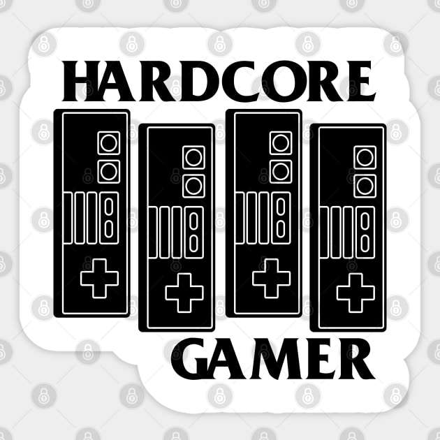 HARDCORE GAMER Sticker by refritomix